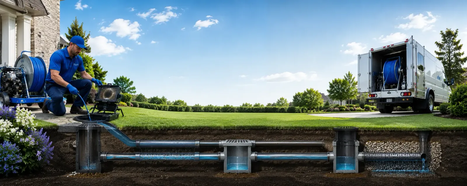 Outdoor drain cleaning information for Plano, IA